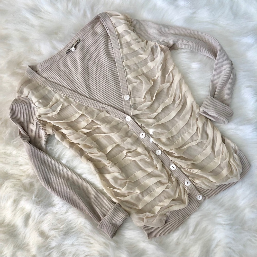Haute hippie nude cardigan